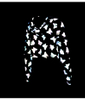 2022 Spring and summer women rainbow butterfly reflective hoodie