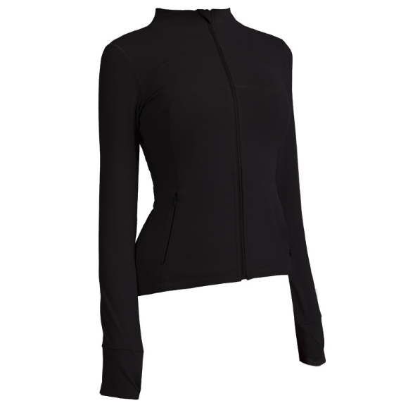 Cool feeling and quick dry custom women activity yoga jacket