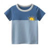  Kids Boys Printed panel Short Sleeve T- Shirt 