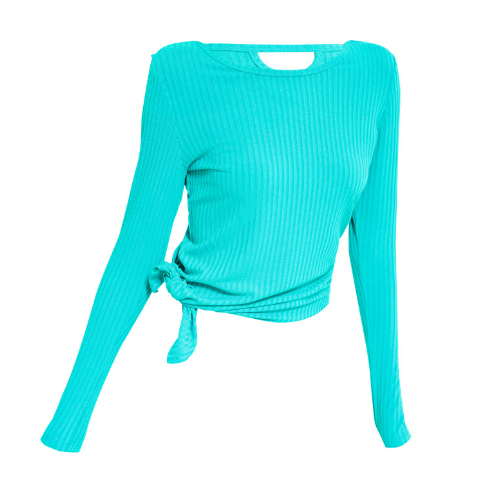 Women's quick dry irregular hem sports long tops