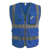  Wholesale High Vis Reflective Safety Vest with Pockets