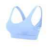 Shock proof women back mesh cross sports bra