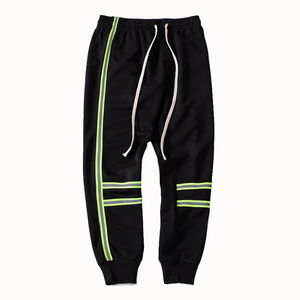 Wholesale Mens Fashion reflective stripes jogger pant