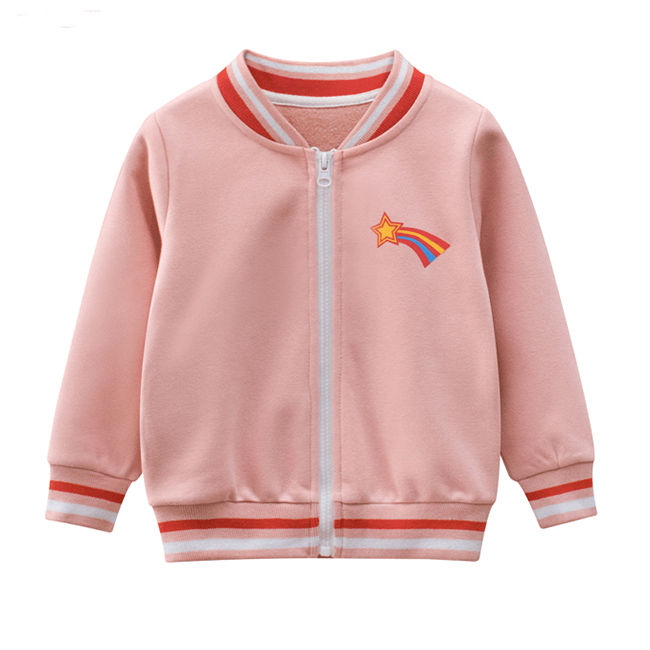 Girls Sports Casual Long Sleeve Fleece Sweatshirt