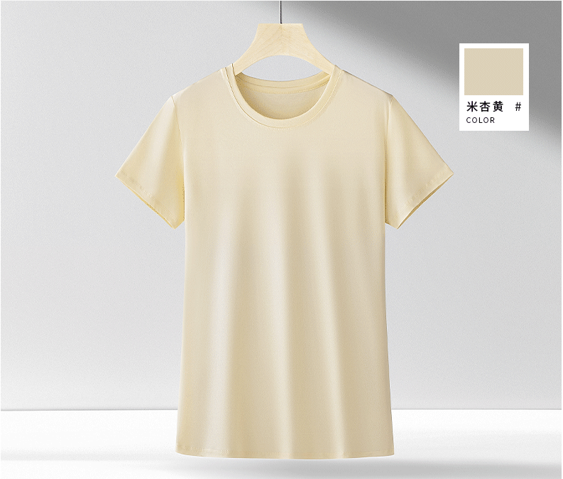 100% supima cotton women crew neck Short Sleeve tees