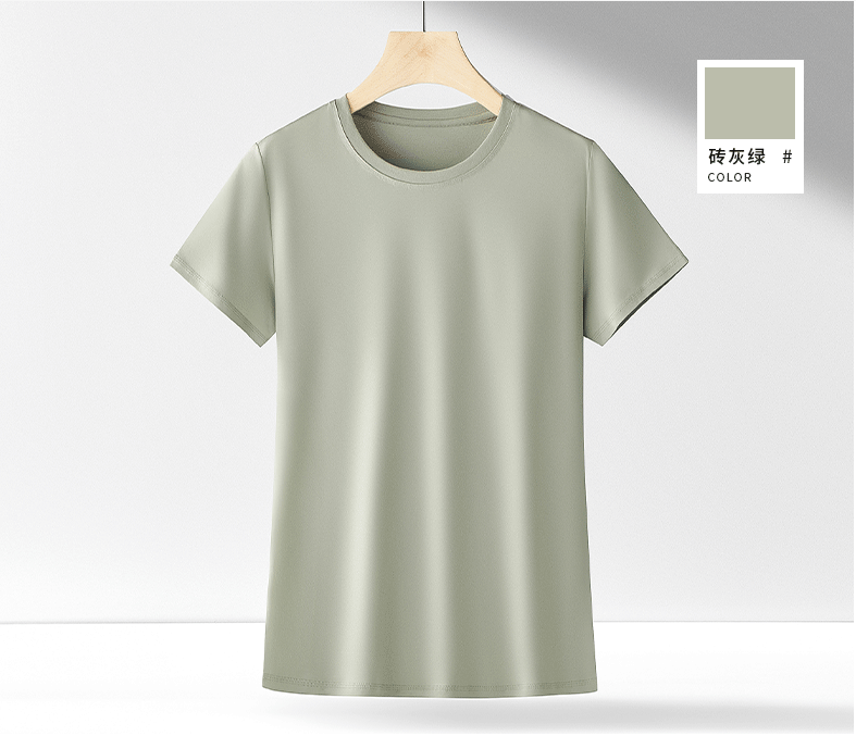 100% supima cotton women crew neck Short Sleeve tees