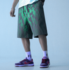 SS23 Men fashion night reflective shorts with allover of print