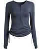 2023 popular women's quick dry activity yoga long sleeve tops