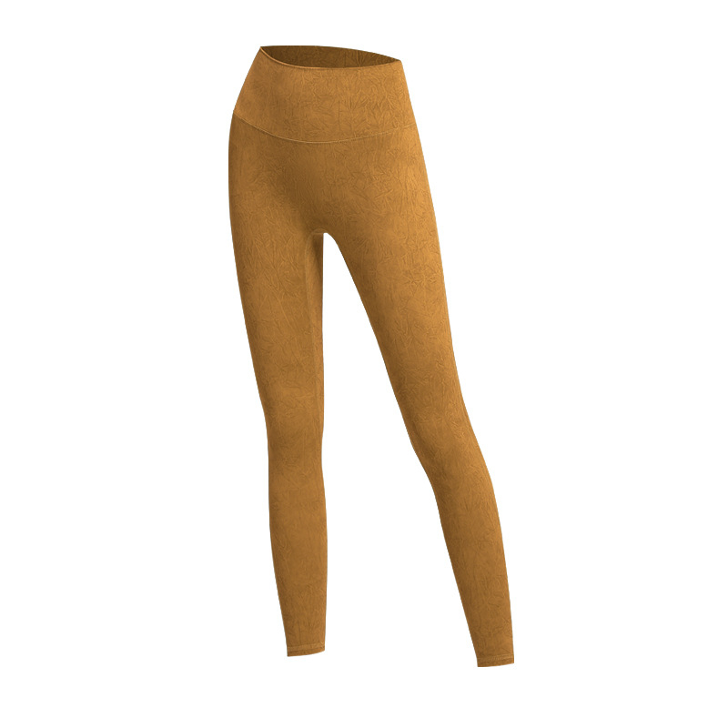  women snowflake wash work out legging with high waist and buttocks design