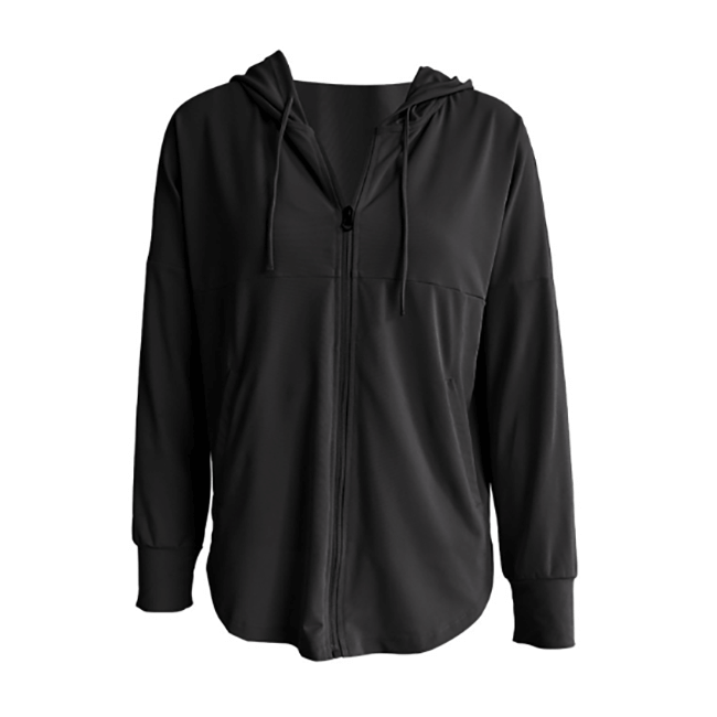 women quick dry workout full zip long sleeve tops