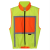 100% polyester mesh fluorescent green fashionable safety vest