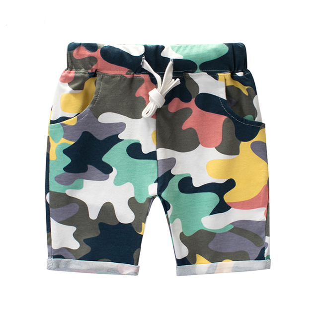 Boys camo print short jogger pant