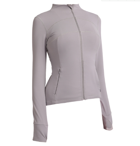 Cool feeling and quick dry custom women activity yoga jacket