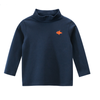 Boys turtleneck embroidery long sleeve t-shirt