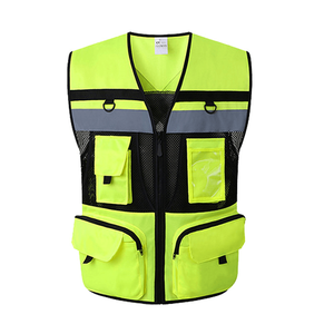 Reflective security Safety Vest with Pockets 