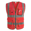  Wholesale High Vis Reflective Safety Vest with Pockets