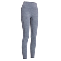 SS23 lulu American and European fitness striped pants