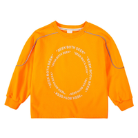 2021 Boys print reflective fashion sweatshirt