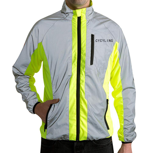 Factory Directly Reflective Fashion Cycling Running Man Jacket