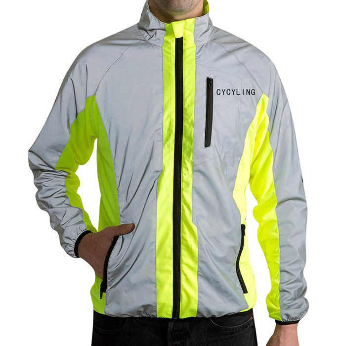 Factory Directly Reflective Fashion Cycling Running Man Jacket