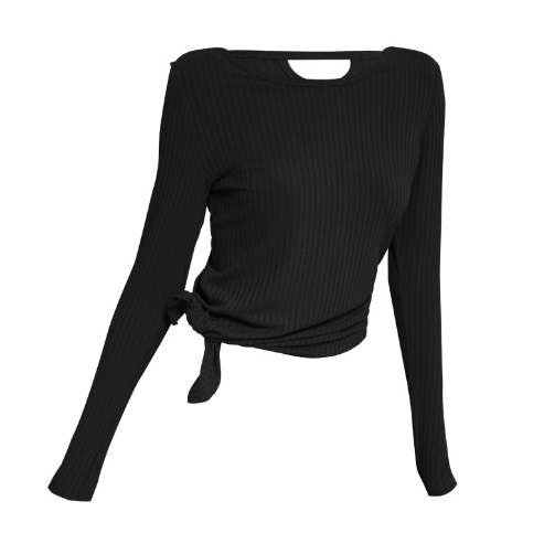 Women's quick dry irregular hem sports long tops