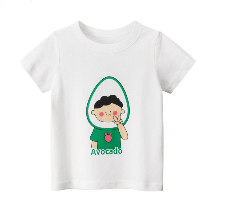 Girls fashion short sleeve T-shirt