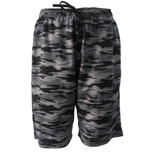 Wholesale factory digital print men grey jogger short pants