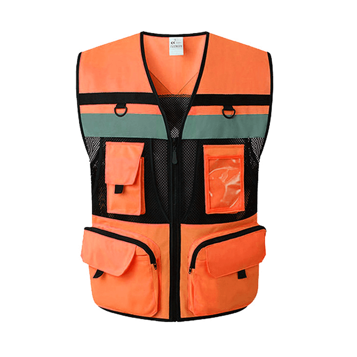 Reflective security Safety Vest with Pockets 