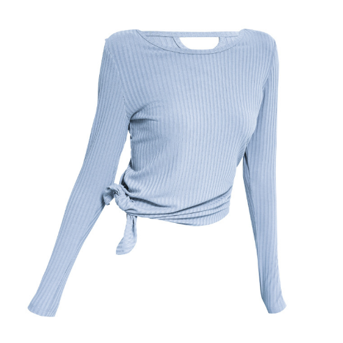 Women's quick dry irregular hem sports long tops