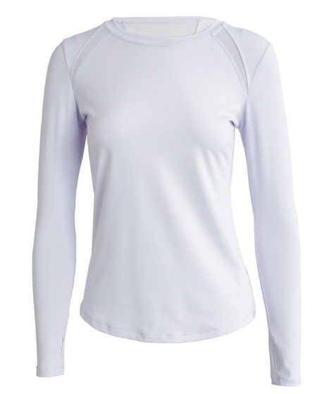 New women's quick dry yoga top with back mesh