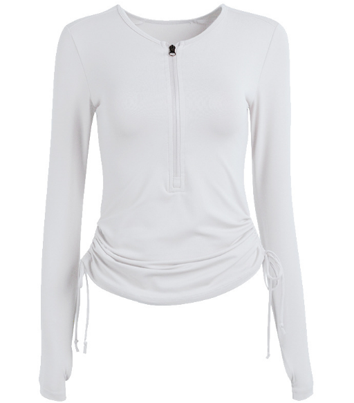 2023 popular women's quick dry activity yoga long sleeve tops