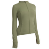 Cool feeling and quick dry custom women activity yoga jacket
