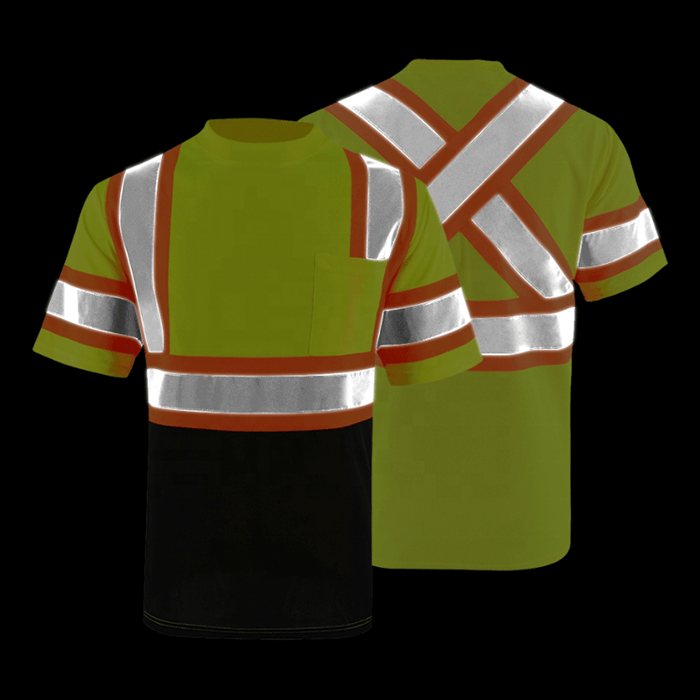 Reflective Safety Short Sleeve T-shirt