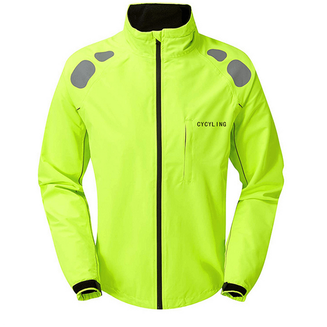 Factory Directly 100% Polyester Reflective Fashion Hi Vis Cycling Jacket